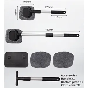 Car Front Windshield Cleaning Brush Car Dust Collector