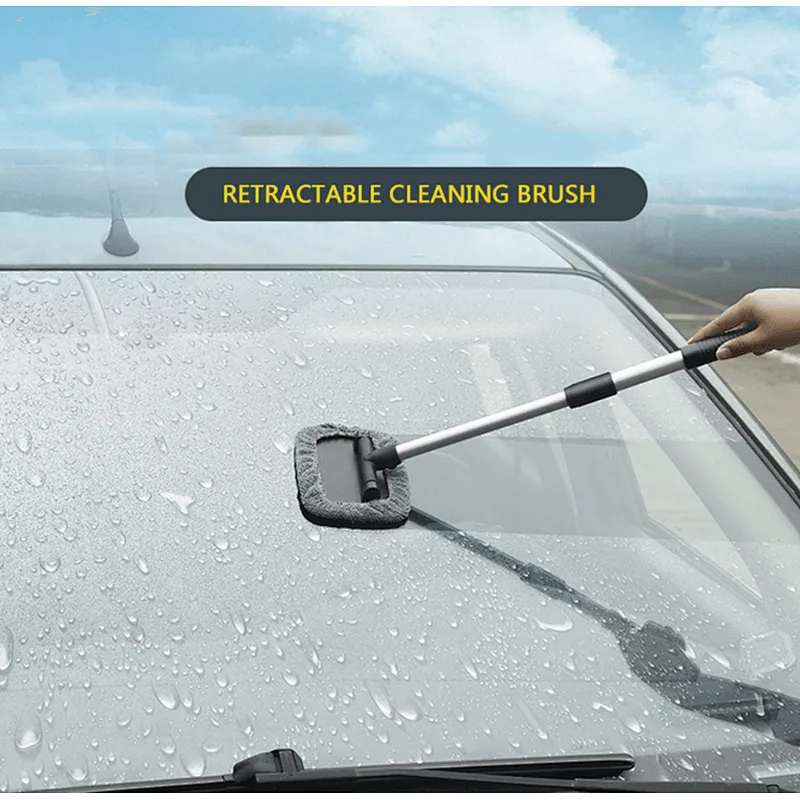 Car Front Windshield Cleaning Brush Car Dust Collector